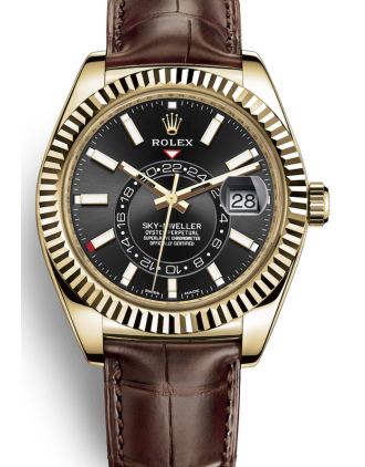 AAA Replica Rolex Sky-Dweller GMT 42mm Mens Watch 326138-0008