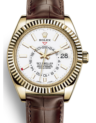 AAA Replica Rolex Sky-Dweller GMT 42mm Mens Watch 326138-0010