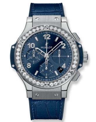 AAA Replica Hublot Big Bang Steel Blue Diamonds Mens Watch 341.SX.7170.LR.1204