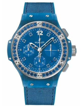 AAA Replica Hublot Big Bang Linen Ocean Blue Watch 341.XL.2770.NR.1201