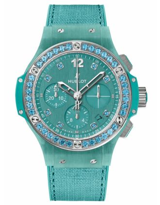 AAA Replica Hublot Big Bang Linen Turquoise Watch 341.XL.2770.NR.1237