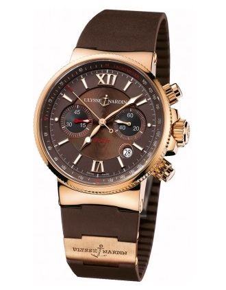 AAA Replica Ulysse Nardin Maxi Marine Chronograph Mens Watch 356-66-3/355
