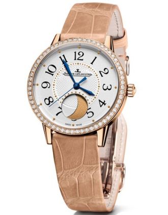 AAA Replica Jaeger-LeCoultre Rendez-Vous Moon Medium Pink Gold Watch 3572420