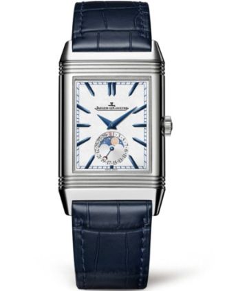 AAA Replica Jaeger-LeCoultre Reverso Tribute Moon Stainless Steel Watch 3958420