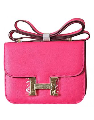 Hermes Constance Rose Tyrien With Gold Hardware 608115