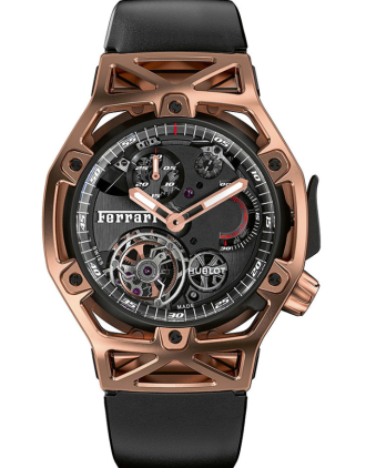 AAA Replica Hublot Techframe Ferrari 70 Years Tourbillon Chronograph King Gold Watch 408.OI.0123.RX