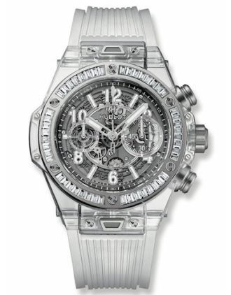AAA Replica Hublot Big Bang Unico Sapphire Baguettes 45mm Watch 411.JX.4802.RT.1904