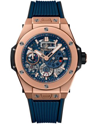 AAA Replica Hublot Big Bang MECA-10 King Gold Blue Watch 414.OI.5123.RX