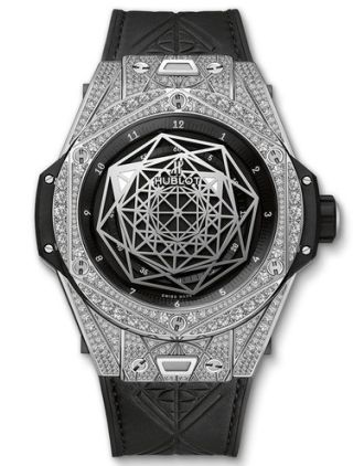 AAA Replica Hublot Big Bang Sang Bleu Titanium Pave Watch 415.NX.1112.VR.1704.MXM17