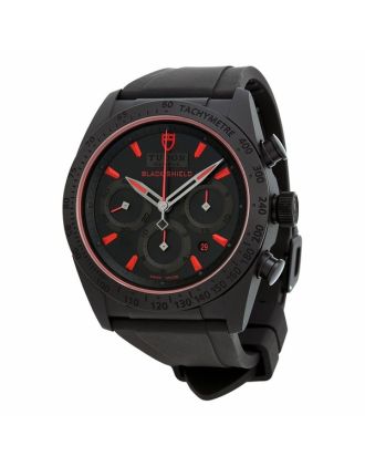 AAA Replica TUDOR Fastrider Black Shield Black Dial Blsck Rubber Mens Watch 42000CR-BKRS