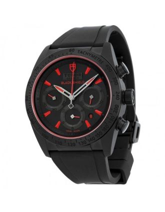 AAA Replica TUDOR Fastrider Black Shield Black Dial Blsck Rubber Mens Watch 42000CR