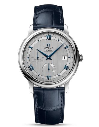 AAA Replica Omega De Ville Prestige Co-Axial Power Reserve 39.5 mm Silver Dial Watch 424.13.40.21.02.003