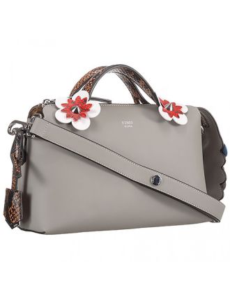 Fendi Python Flowerland By The Way Small Bag Grey 18926772