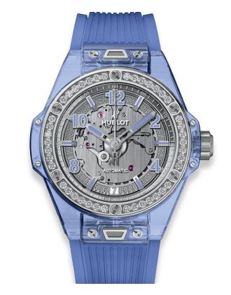 AAA Replica Hublot Big Bang One Click Blue Sapphire Diamonds Watch 465.JL.4802.RT.1204