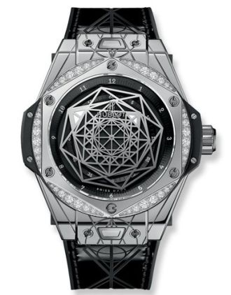 AAA Replica Hublot Big Bang One Click Sang Bleu Steel Diamonds Watch 465.SS.1117.VR.1204.MXM17