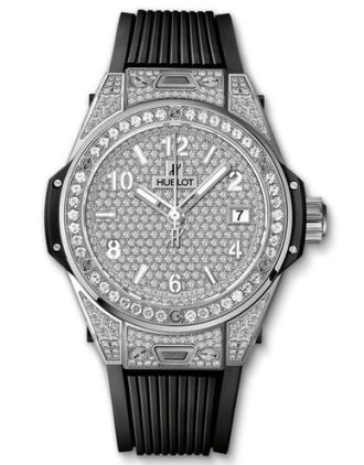 AAA Replica Hublot Big Bang One Click Steel Full Pave 39mm Watch 465.SX.9010.RX.1604
