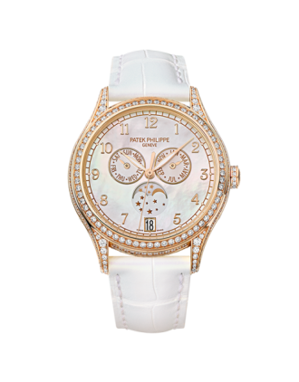 AAA Replica Patek Philippe Annual Calendar Rose Gold Mother of Pearl Watch 4948R-001