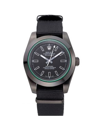 Rolex Milgauss Bamford Black Nylon Strap 622001