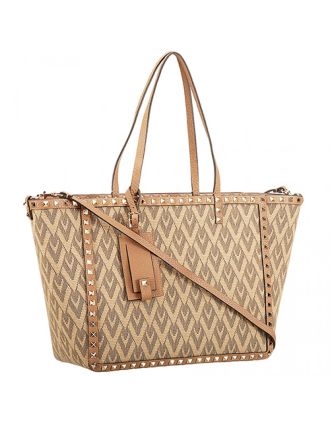 Valentino RockStud Cross Body Tan Bag