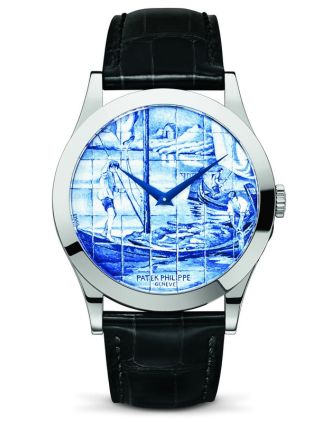 AAA Replica Patek Philippe Calatrava Enamel The Barge Watch 5089G-062
