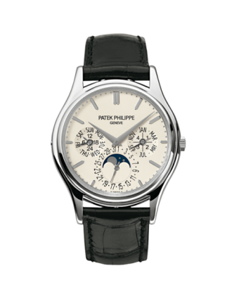 AAA Replica Patek Philippe Perpetual Calendar White Gold Watch 5140G-001