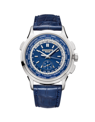 AAA Replica Patek Philippe World Time Chronograph Watch 5930G-001