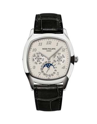 AAA Replica Patek Philippe Perpetual Calendar Silver Watch 5940G-001