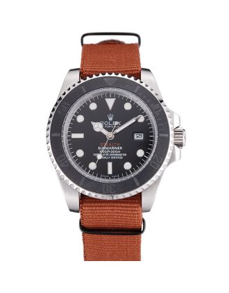 Rolex Submariner STEALTH MK III Brown Fabric Band rl425 621387