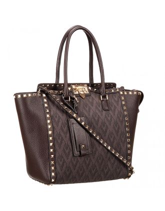 Valentino Viva Valentino Fabric Top Handle Bag Military Green