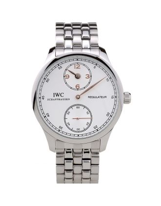 IWC Regulateur White Dial Stainless Steel Bracelet