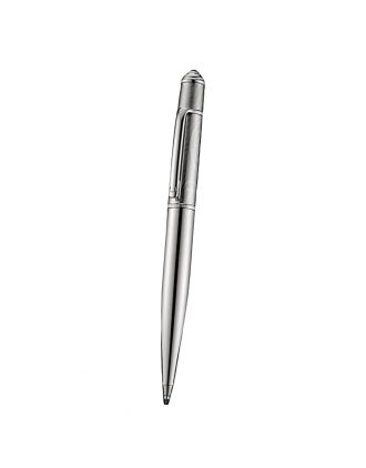 Cartier Upper Body Engraved Silver Ballpoint Pen 622774