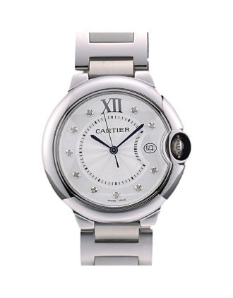 Cartier Ballon Bleu 38mm White Dial Stainless Steel Case And Bracelet