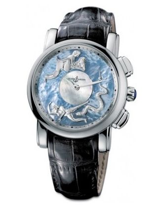 AAA Replica Ulysse Nardin Hourstriker Erotica 42mm Mens Watch 6119-103/p0-p2