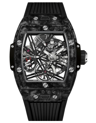 Swiss Hublot Spirit Of Big Bang Tourbillon Carbon Black Watch 645.QN.1117.RX
