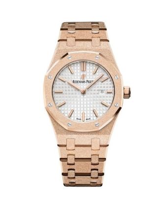 AAA Replica Audemars Piguet Royal Oak Frosted Gold Quartz Watch 67653OR.GG.1263OR.01