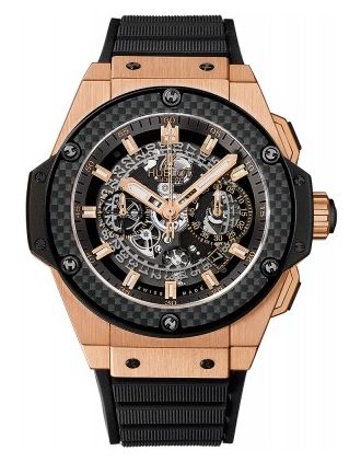 AAA Replica Hublot King Power UNICO Gold Mens Watch 701.oq.0180.rx