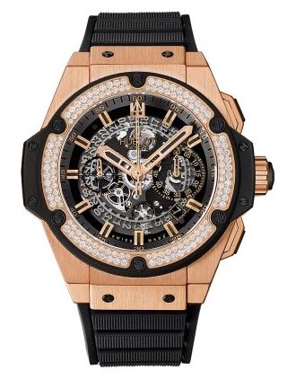 Swiss Hublot King Power UNICO Gold Mens Watch 701.ox.0180.rx.1104