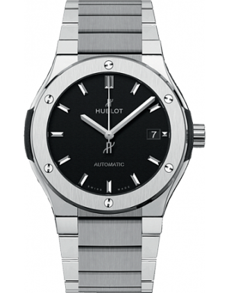 AAA Replica Hublot Classic Fusion Titanium Bracelet Watch 510.NX.1170.NX