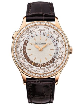 AAA Replica Patek Philippe Complications Rose Gold Ladies Watch 7130R-011
