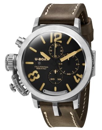 AAA Replica U-Boat Classico 48 Chrono Sterling Silver Limited Edition Watch 7453