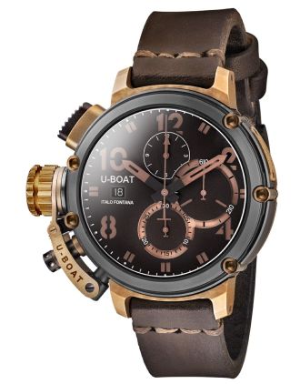 AAA Replica U-Boat Chimera Chrono Black and Bronze Limited Edition Watch 8100