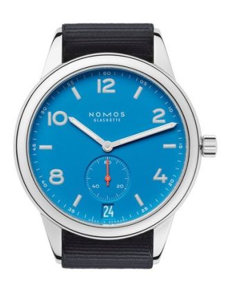 AAA Replica NOMOS Club Automat Datum Signalblau Mens Watch 777