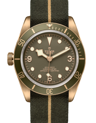 Swiss Tudor Black Bay Bronze One 43mm Mens Watch 7925-001