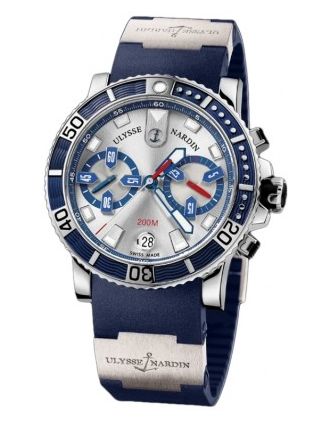 AAA Replica Ulysse Nardin Maxi Marine Diver Chronograph Mens Watch 8003-102-3/91