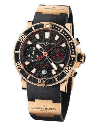 AAA Replica Ulysse Nardin Maxi Marine Diver Chronograph Mens Watch 8006-102-3a/926