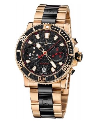 AAA Replica Ulysse Nardin Maxi Marine Diver Chronograph Mens Watch 8006-102-8c/926