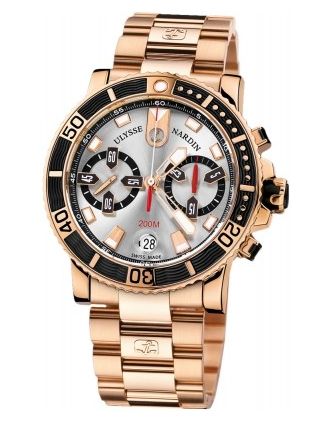 AAA Replica Ulysse Nardin Maxi Marine Diver Chronograph Mens Watch 8006-102-8m/91