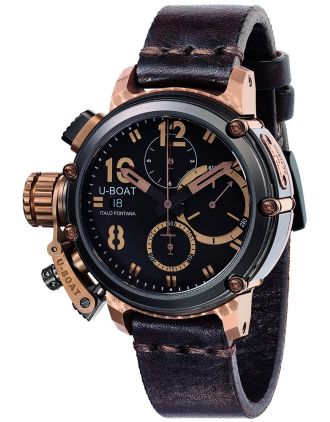 AAA Replica U-Boat Chimera Chrono 43 Black & Bronze Limited Edition Watch 8015