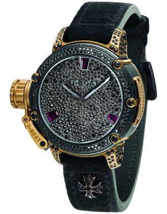 AAA Replica U-Boat Chimera Auto 40 Gold IPB Diamond Limited Edition Watch 8021