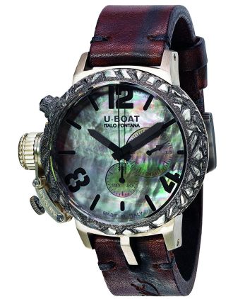 AAA Replica U-Boat Pepita 925 Blackened Crack Limited Edition Watch 8086